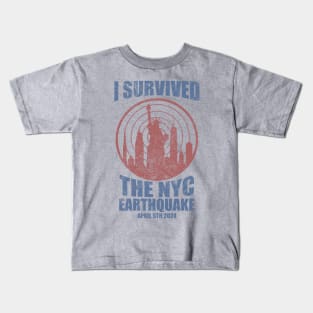 I Survived The NYC Earthquake Kids T-Shirt